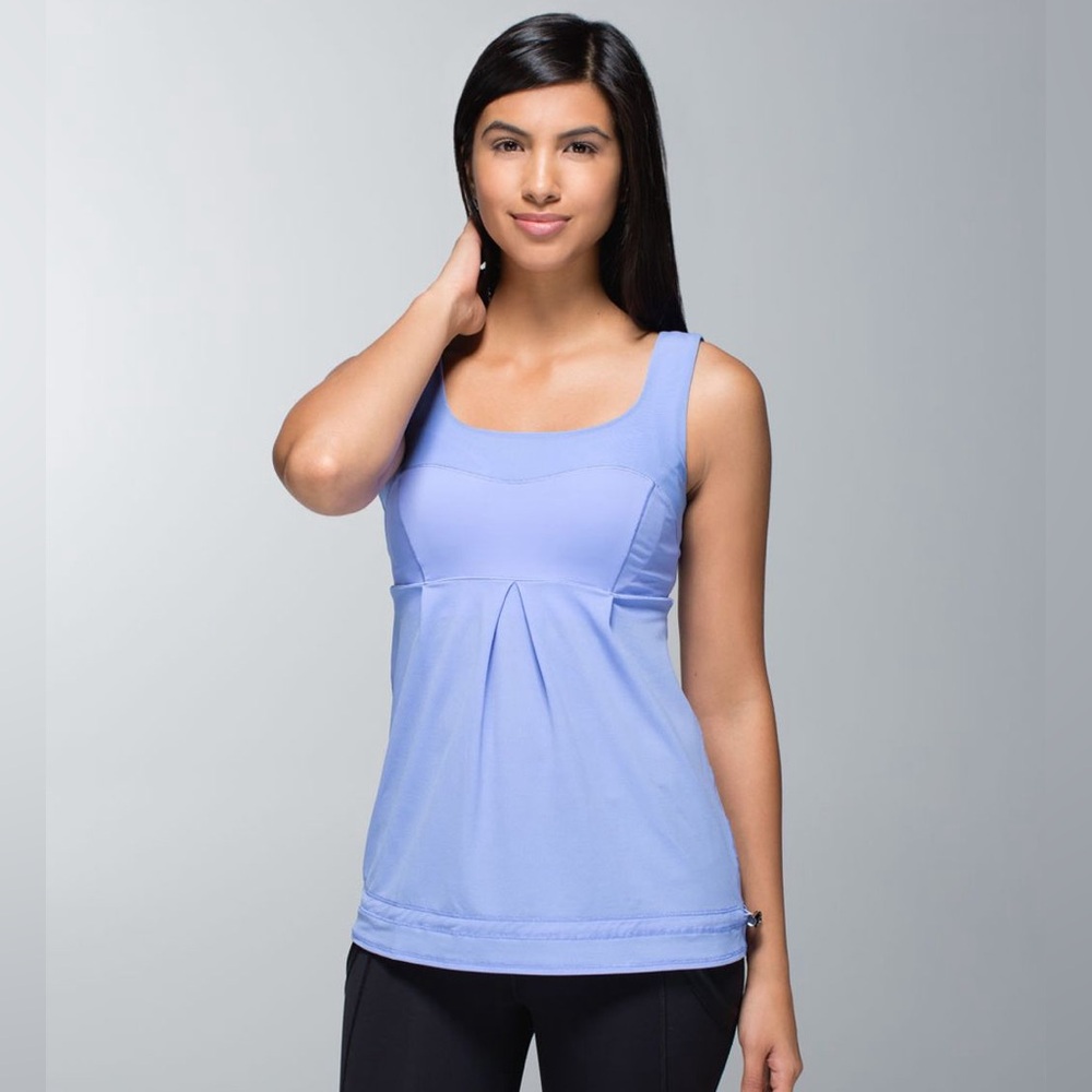 Lululemon Elevate Relaxed Fit Tank Lullaby Light Purple Size 10